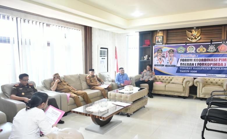 Bupati Boalemo Pimpin Rapat Pembahasan Ketersediaan LPG, Program MBG, dan Isu Ekonomi Masyarakat